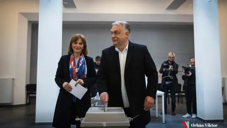 Орбан голосує на виборах