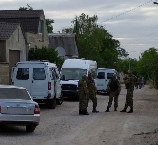 Russian invaders detain Crimean Tatar after raiding her fathers house, - Crimean Solidarity NGO 01 Russian invaders detain Crimean Tatar after raiding her fathers house, - Crimean Solidarity NGO 01