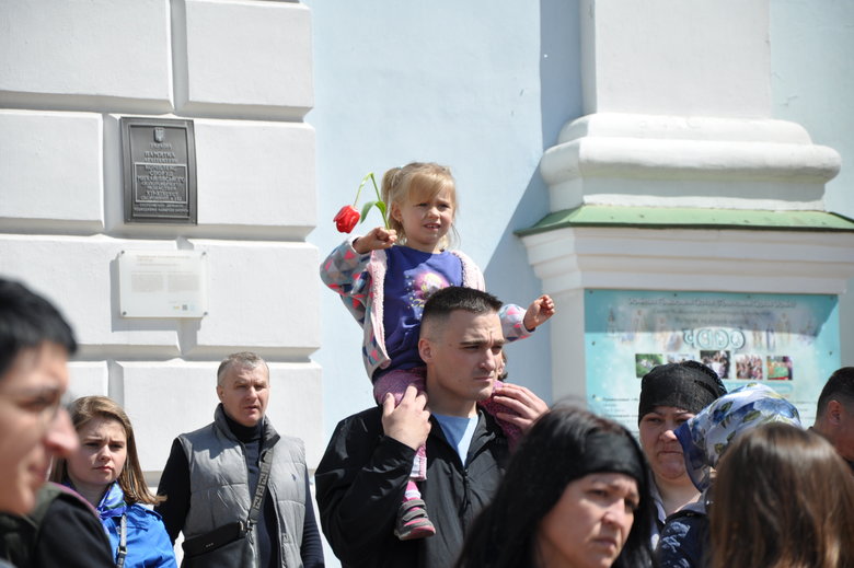 Farewell to cyborg paratrooper of 95th Brigade Ruslan Borovik, who died in battles with Russian occupiers in east, said goodbye in Kyiv 15