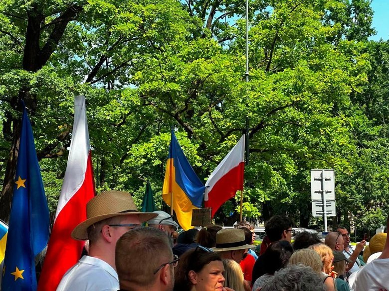 У Польщі пройшли акції на підтримку українців та проти ненависті