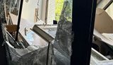 Разрушения в офисе ARD в результате удара РФ по Киеву 24 мая 2026 года