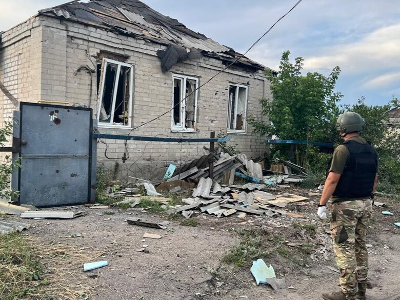 Наслідки обстрілів Донеччини