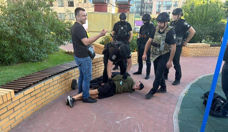 They tried to kill deputy head of tax office Sokur in center of Kyiv, - "Servant of the people" Hetmantsev. PHOTO