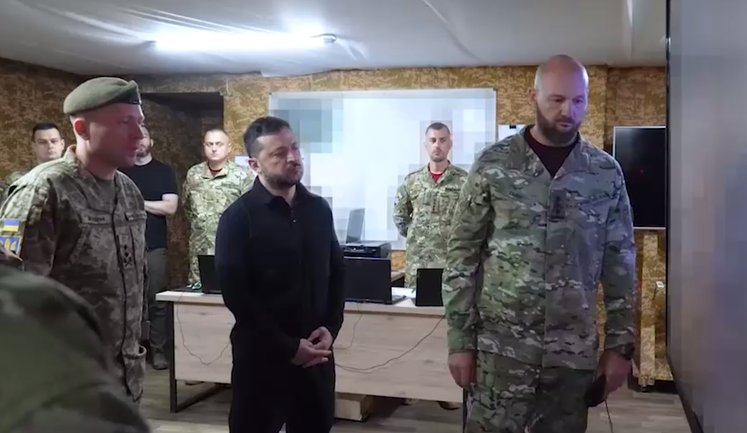 Зеленський та Драпатий прибули на Олександрівський напрямок: Обговорили забезпечення та посилення. ВIДЕО