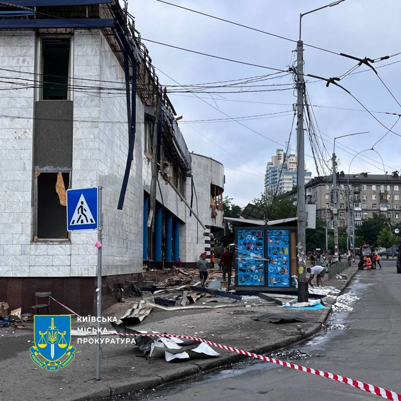 Наслідки атаки у Шевченківському районі