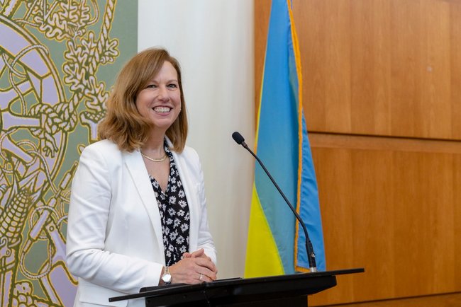 US Charge d’Affairs a.i. Kristina Kvien arrives in Kyiv 01