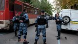 В центре Киева наблюдается большое скопление милиции: на улице Городецкого уже стоят автозаки