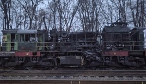 Russian forces attacked railway line in Chernihiv region: there are casualties. PHOTO