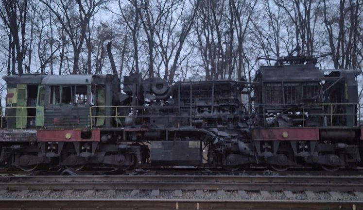 Russian forces attacked railway line in Chernihiv region: there are casualties. PHOTO