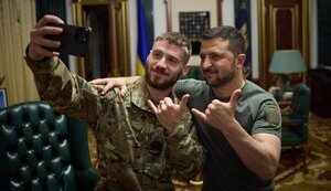 Обсудили реформу сержантского корпуса, - Зеленский провел встречу с главным сержантом 47-й ОМБр Маркусом. ФОТОрепортаж
