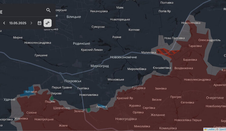Росіяни просунулись біля Малинівки та ще двох населених пунктів на Донеччині, - DeepState. КАРТА