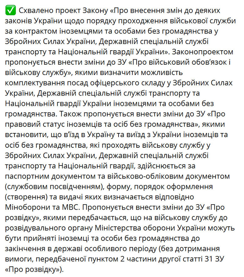 Тарас Мельничук про зміни законодавства щодо іноземців-добровольців