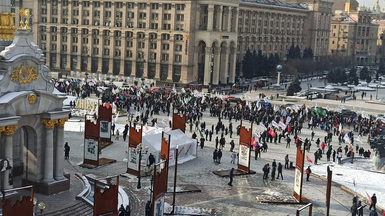 Учасники мітингу SaveФОП розпочали ходу у центрі Києва 20