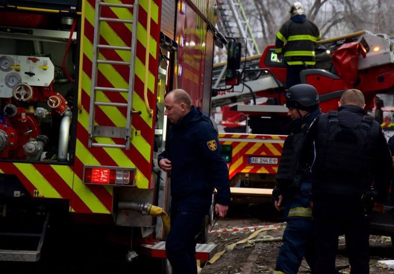 Дніпро після обстрілу