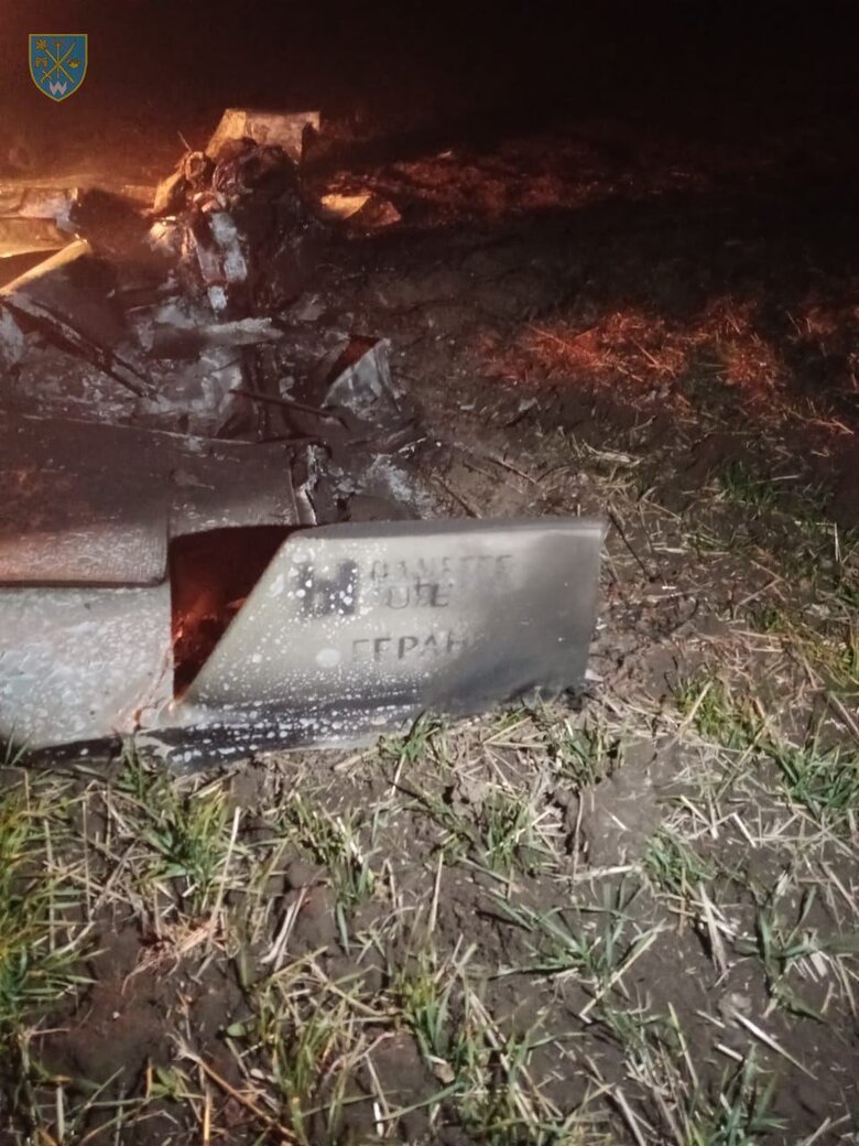Уламки ворожого Шахеда, знищеного на Вінниччині 04