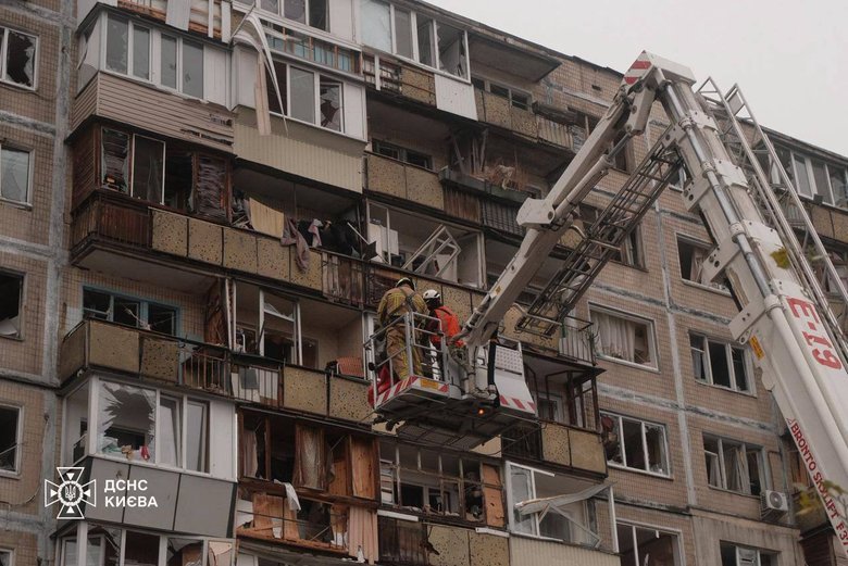 наслідки обстрілу Києва та Київщини