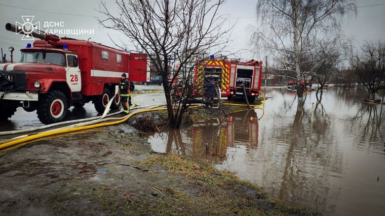 Consequences of flooding in the Kharkiv region