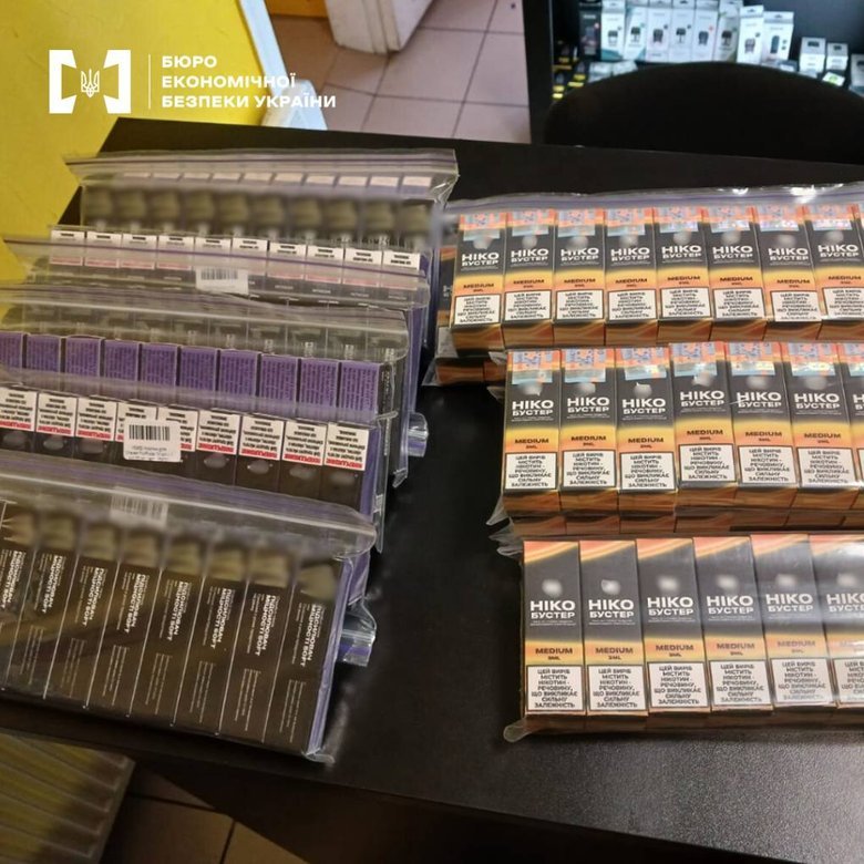 БЕБ викрило 15 точок продажу рідин для вейпів на Вінничині