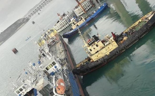SBU detains Russian tanker that blocked Ukrainian ships in Kerch Strait 03