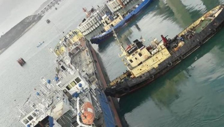 SBU detains Russian tanker that blocked Ukrainian ships in Kerch Strait