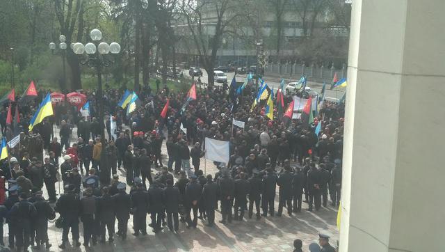 митинг шахтеров