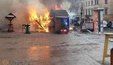 Опубліковано відео моменту вибуху на львівському ярмарку. ВIДЕО