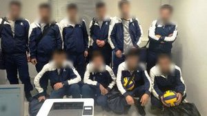 10 Syrians pretending to be Ukrainian volleyball team arrested in Greece. PHOTO