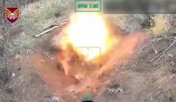 Бійці 46 бригади знищили ворожу техніку, окупантів та наземний дрон з гранатометом