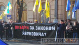 "Выборы за законом Януковича?" - активисты пикетируют Раду с требованием принятия нового Избирательного кодекса. ВИДЕО+ФОТОрепортаж