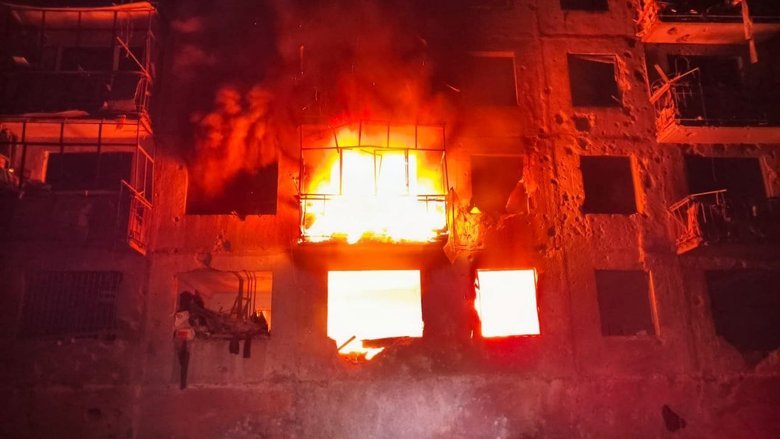 Shelling in Donetsk region on 17 May