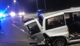 Mercedes врізався у пасажирський автобус під Луцьком: одна людина загинула, чотирьох госпіталізовано. ФОТОрепортаж