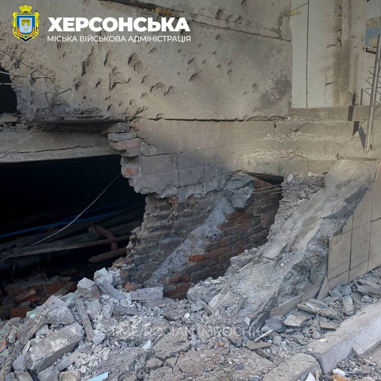 Последствия вражеских обстрелов Степановки на Херсонщине 02