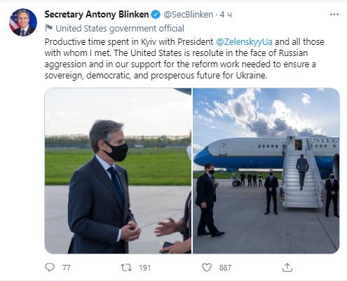 Blinken calls his visit to Ukraine productive 03