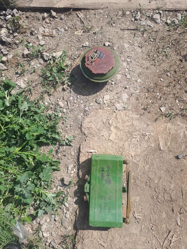 Міну російського виробництва виявили в районі проведення ООС, - Держприкордонслужба 01