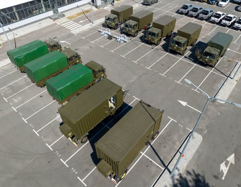 Военные на восточном фронте получат грузовики DAF, БПЛА Валькирия и Посейдон 01