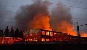Enemy destroyed locomotive depot in Lubenskyi district of Poltava region. PHOTOS