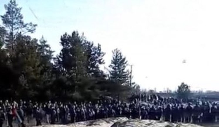 Блокадники пояснили, чому не встановили редут у Куп'янську: через місцеве населення перенесли на тиждень. ВІДЕО