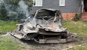 Окупанти атакували безпілотником село на Чернігівщині: поранено жінку. ФОТО