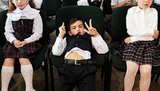 Как Ющенко VIP-внука отдавал в первый класс. ФОТОрепортаж