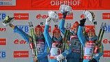 Женская сборная Украины выиграла золото в эстафете Кубка мира по биатлону. ФОТО + ВИДЕО