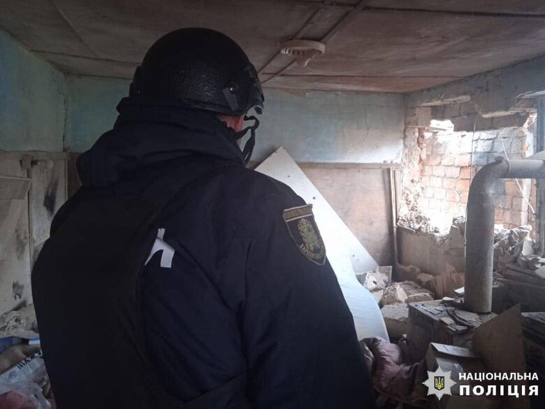 Наслідки обстрілу Вовчанська