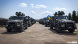 12 бронеавтомобілів "Козак-2" поповнять після параду 36-ту бригаду морської піхоти. ФОТО