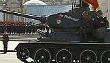 Т-34 и &amp;quot;Катюша&amp;quot; - снова на Крещатике. ВИДЕО.
