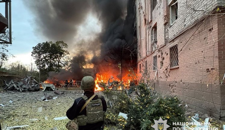 Two people were killed, and children were among nine injured: Donetsk region police are documenting aftermath of Russian attacks. PHOTOS