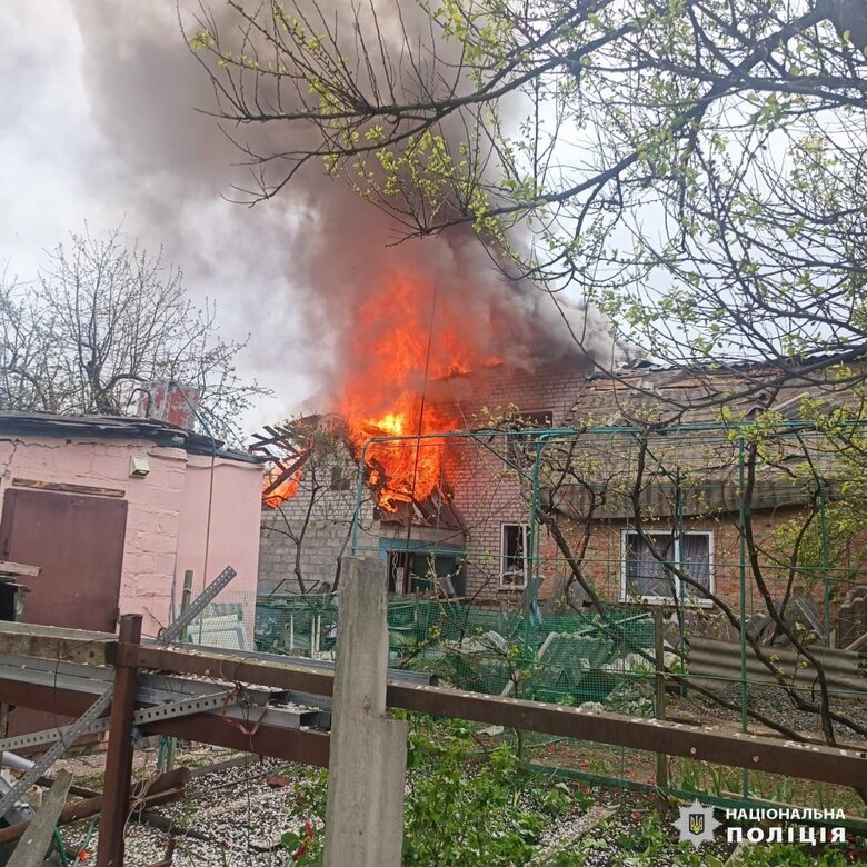 Наслідки обстрілу Дергачів на Харківщині