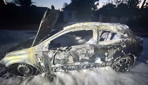 Поджигли машину военного за обещание денег: в Николаеве задержали двух мужчин. ФОТО