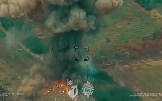 Russian Grad blown to pieces by Ukrainian FPV drones. VIDEO