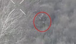 россиянин наступил на мину