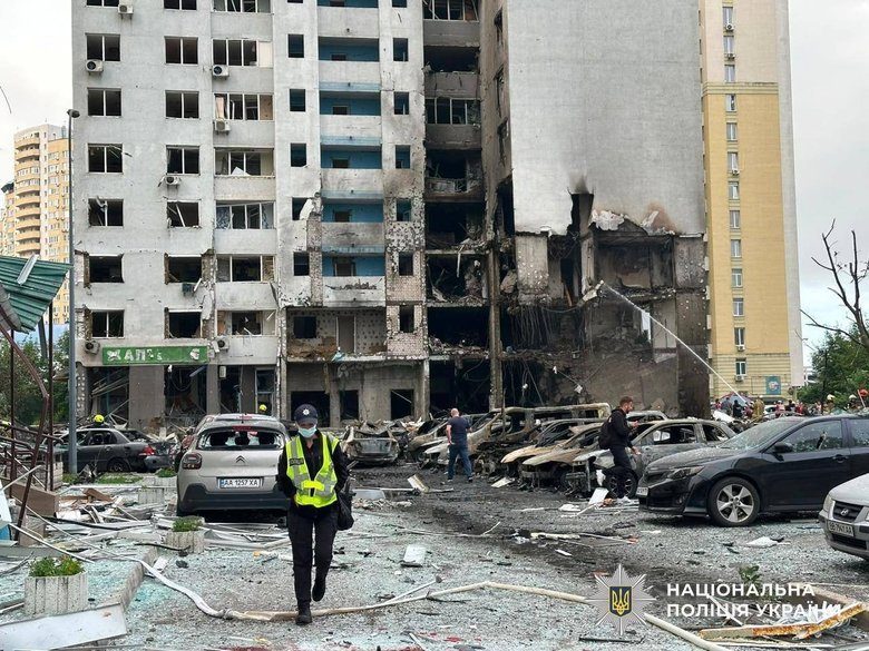 Russian attack on Kyiv on 6 July