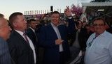 Появление Януковича в фан-зоне Донецка сопровождалось перебоями связи. ФОТО